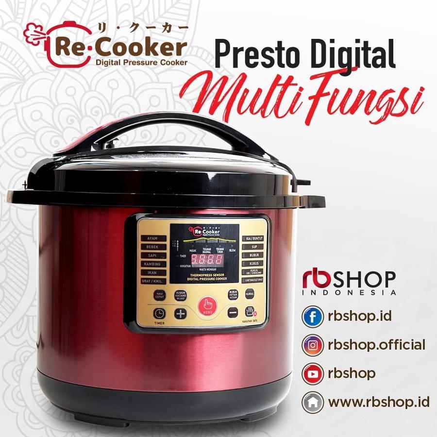 RB ReCooker RP128 Presto Digital Kapasitas Besar 12L Multi Fungsi