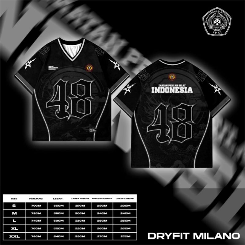 JERSEY SILAT IPSI/JERSEY IPSI/PSHT/IKSPI/PSHW/PAGARNUSA JERSEY OVERSIZE