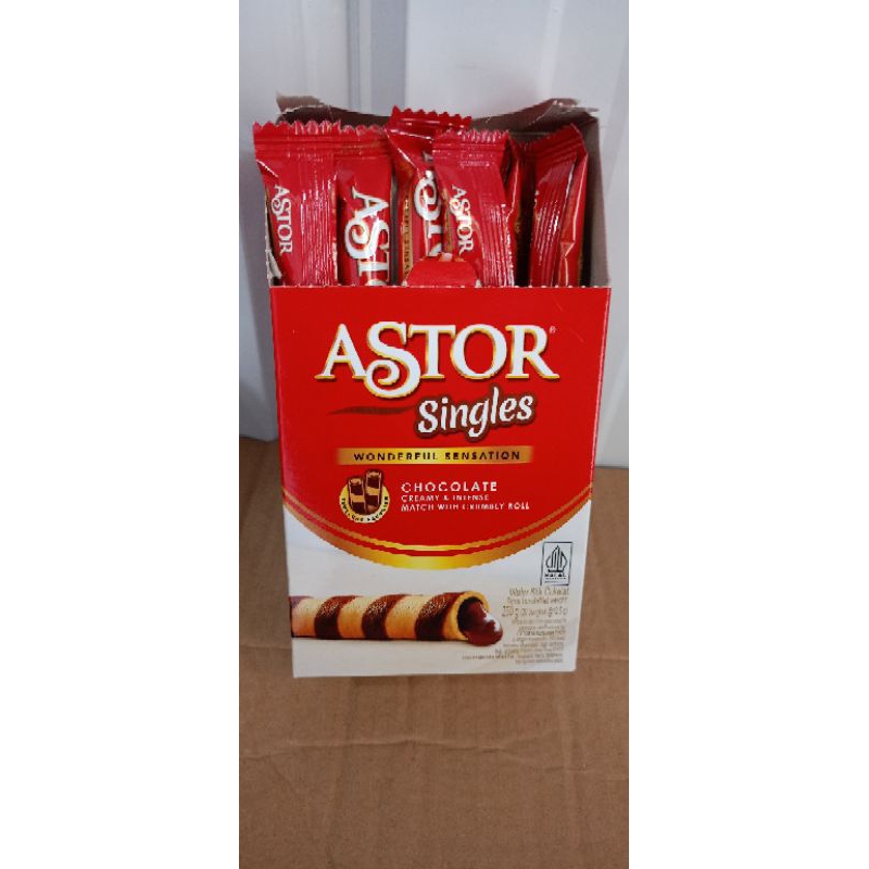 

ASTOR WAFER STICK COKELAT 1BOX ISI 20PCS