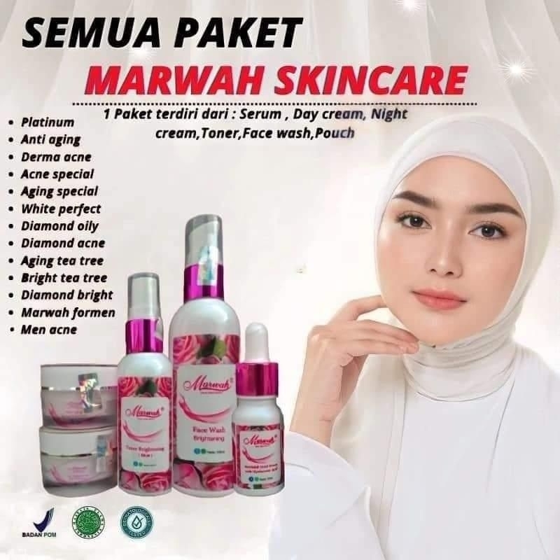 ✨ER✨ MARWAH SKINCARE AGING TT.BRIGHT.PLATINUM.DERMA