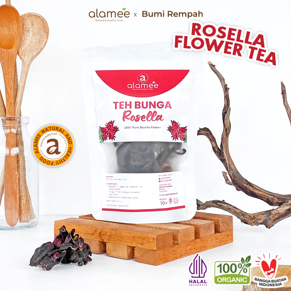 

Teh Bunga Rosella Tea Siap Saji Seduh Sehat Organic Organik Herbal Alami Teh Seduh Siap Minum 10