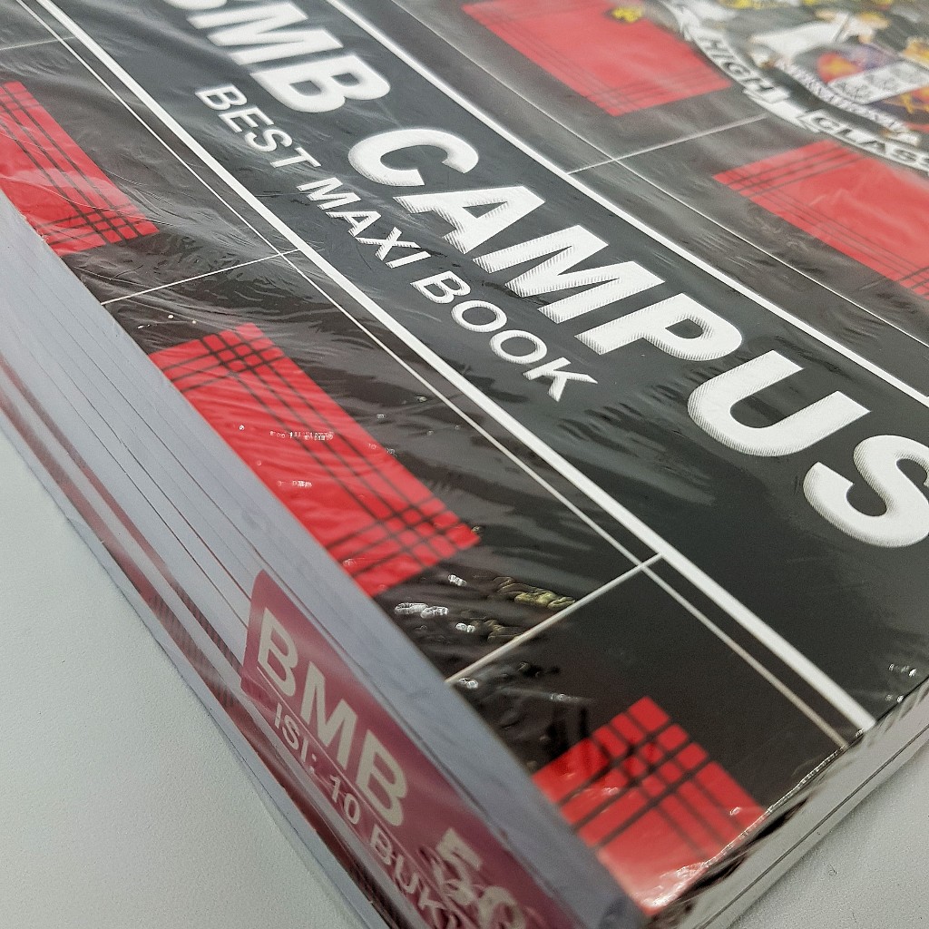

Buku Tulis Campus / Boxy merk BMB / BMC isi 50 lbr (isi 10 buku)