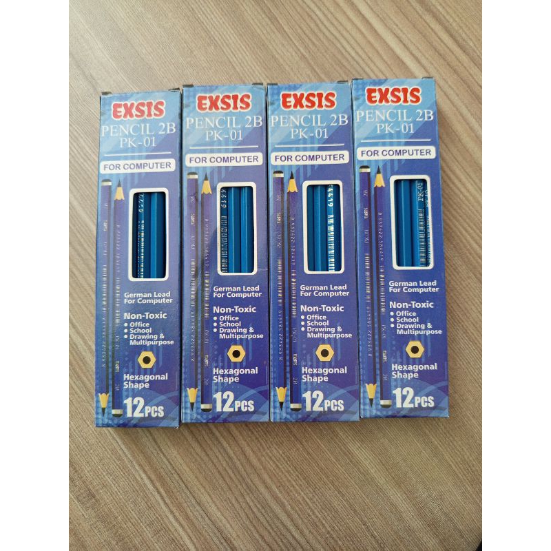 

PENSIL 2B EXSIS PK 01 / PENSIL 2B MURAH 1 PAK (12 PCS)