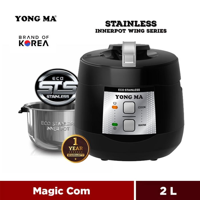 YONG MA Magic Com Stainless 2 Liter - SMC7073