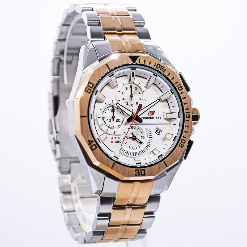 Chronoforce CF5352MRC Rosegold Combination JAM TANGAN PRIA CHRONOFORCE ORIGINAL