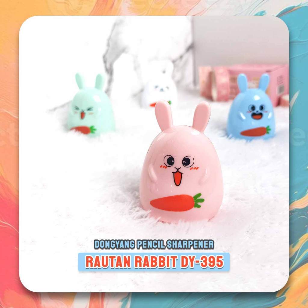

rautan Pencil Sharpener Rautan Rabbit Dy-395 lucu 1 pcs
