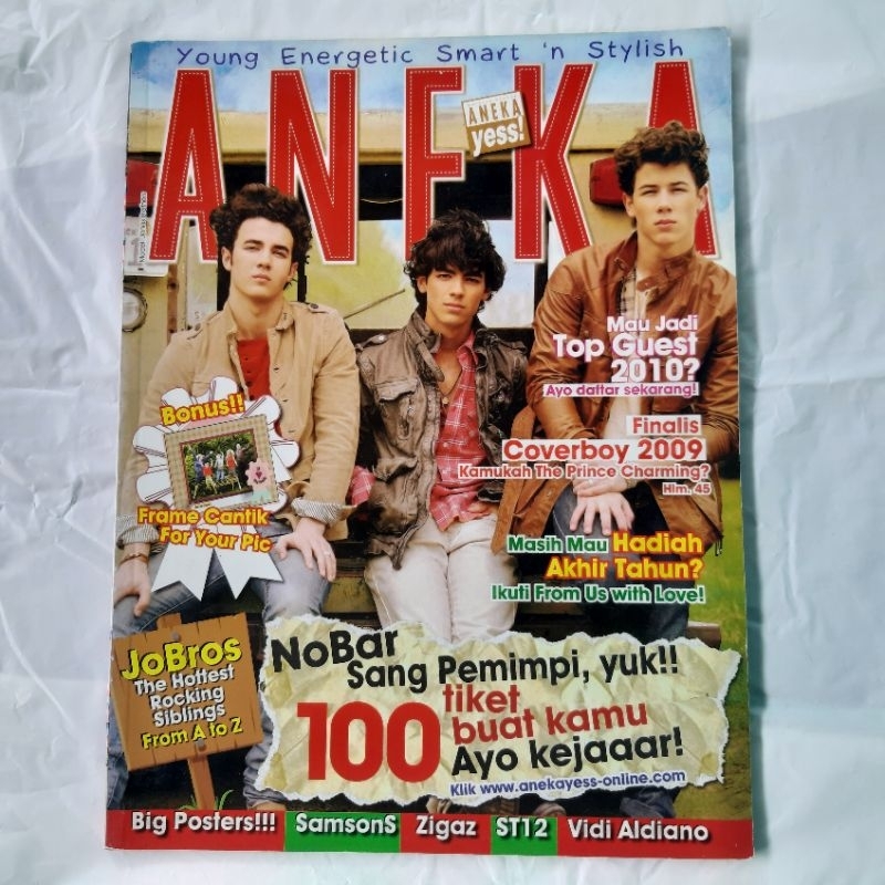 Majalah Aneka Ria Yess 2009 Jonas Brothers