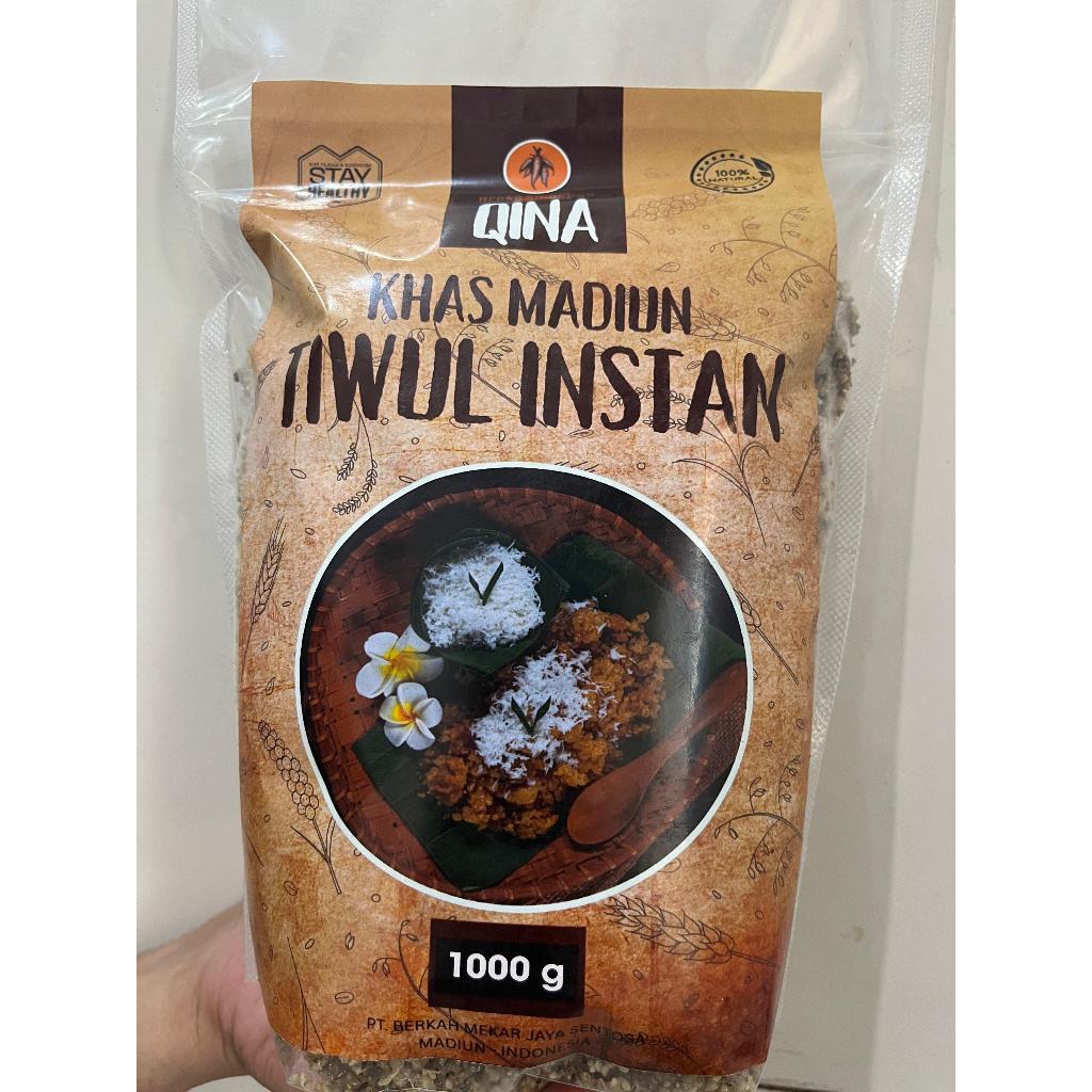 

Beras Tiwul Instan Qina Tiwul Makanan Tradisional 1000 Gram