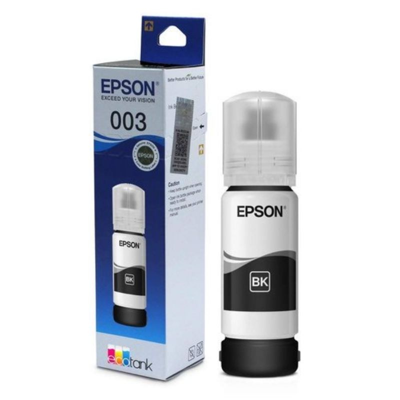 Tinta Epson 003 Black untuk L1110 L3100 L3101 L3110 L3150 L5190 / Tinta Epson 003
