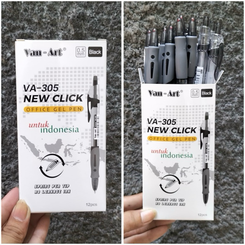 

[LUSIN/ 12PCS] Bolpen/ pulpen VAN-ART VA305/ TGP88PS