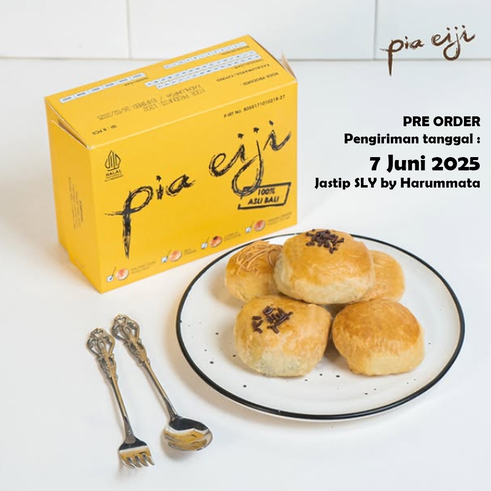 

Pia Eiji Coklat, Keju, Kacang Hijau renyah gurih tebal (Oleh-Oleh Bali)