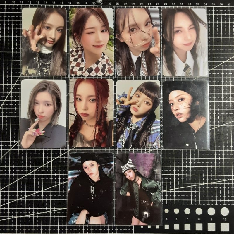 PC PHOTOCARD NMIXX BAE POB KTOWN4U R1 AD MARE, JIWOO BAE HAEWON FE304 BREAK NEMO MIXX BLOOD SQUARE O