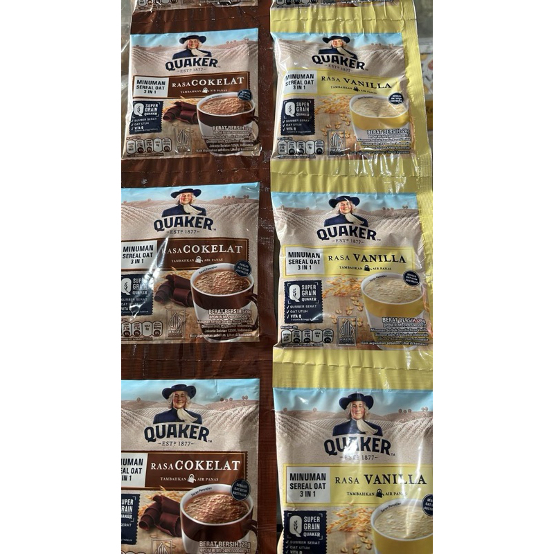 

QUAKER MINUMAN SEREAL OAT 3 in 1 - 10sachet