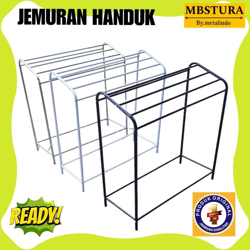 Jemuran Handuk Stainless Jemuran Handuk 5 Palang Rak Handuk Minimalis