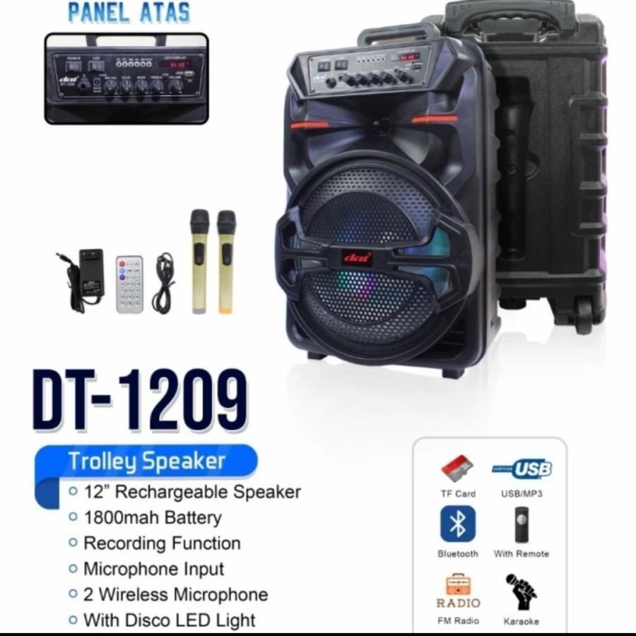 SPEAKER PORTABLE WIRELLES DAT DT-1209 12 INCH