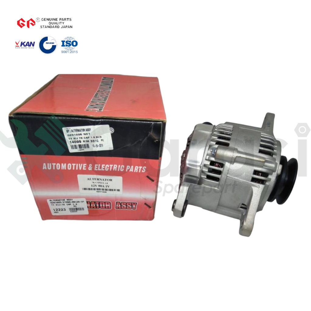 Dinamo Ampere 7K Kijang Kapsul Bensin Efi 1.8 1800 Cc Gp Amper Alternator Assy Ori