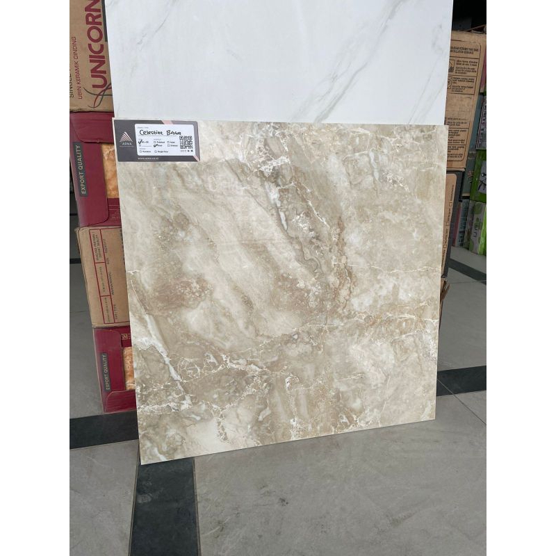 GRANITE 60X60 CELESTINE BROWN GLOSSY KW1 | ARNA