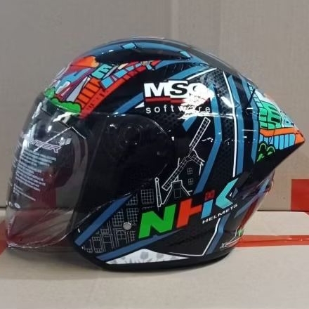 Helm Half Face NHK R1 Elite GP Edition Bo Ben #6 Size S M L XL XXL