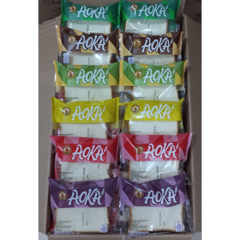 

(Aoka Panggang isi 10 ) Roti Aoka Panggang Lembut