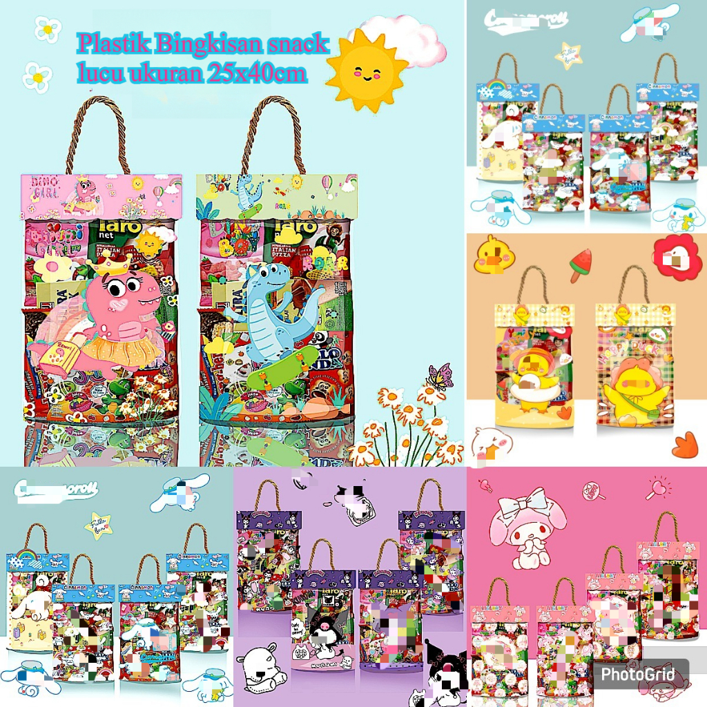 

PLASTIK SNACK ULANG TAHUN / PLASTIK KUE UNIICORN MERMAID / COOKIES BAG