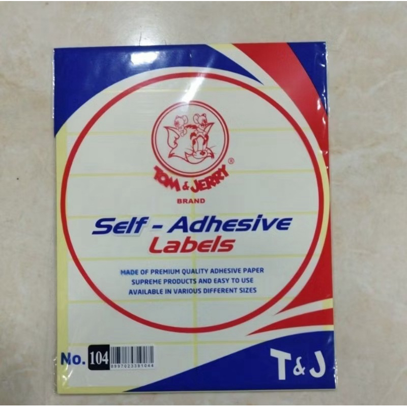 

Label tom & Jerry No 104 (24*75mm)