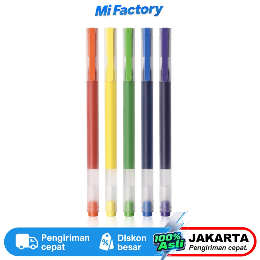 

Xiaomi Pen 5 Warna - Paket Lengkap 5 Pena Berwarna, Tahan Lama (4x Lebih Awet), Desain Matte Ringan 8.5g, Cocok untuk Sekolah & Kantor - Original MI