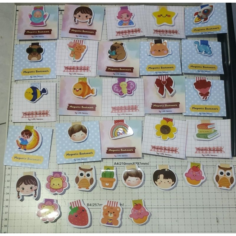 

Pembatas Buku Magnet/Magnetic Bookmark Lucu