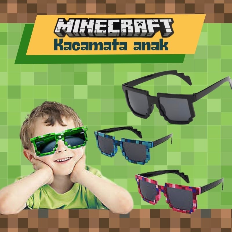 Kacamata Anak Minecraft