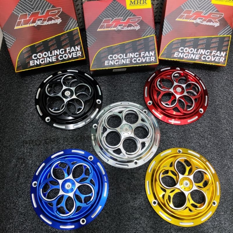 Spinner Radiator Penutup Kipas Mesin Universal Mio Beat Scoppy Vespa MHR Racing Original Product