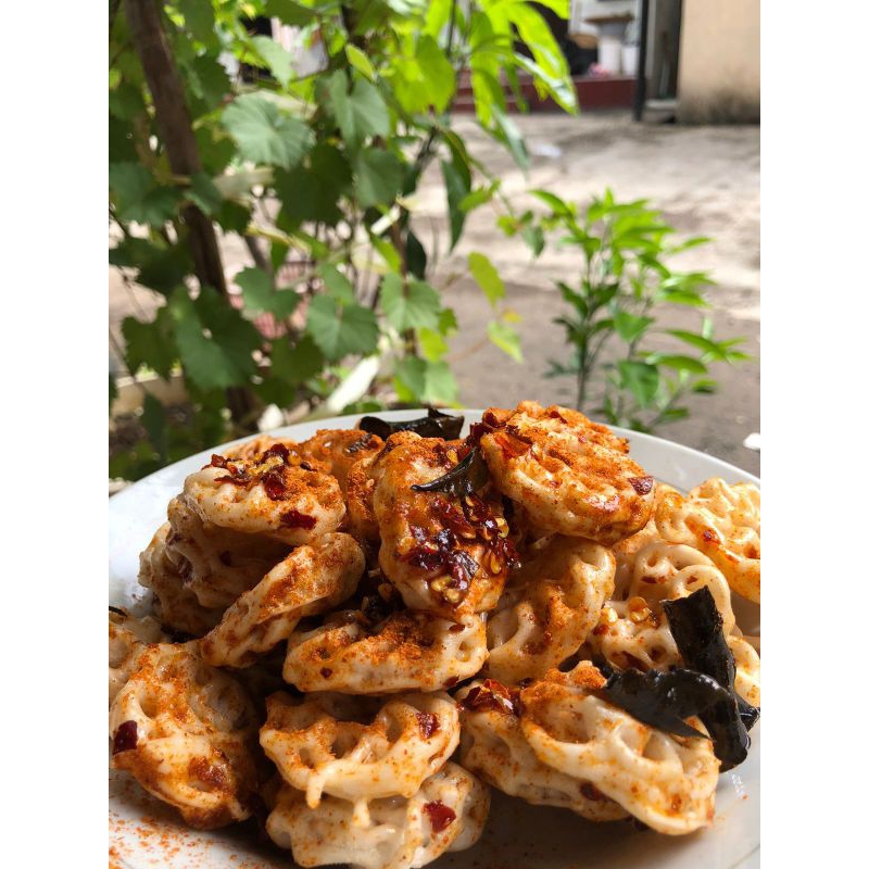 

Kerupuk Seblak Mawar Daun Jeruk Isi 300 gr, 500gr, 1kg, Original, Pedas, extra Pedas Renyah dan Enak