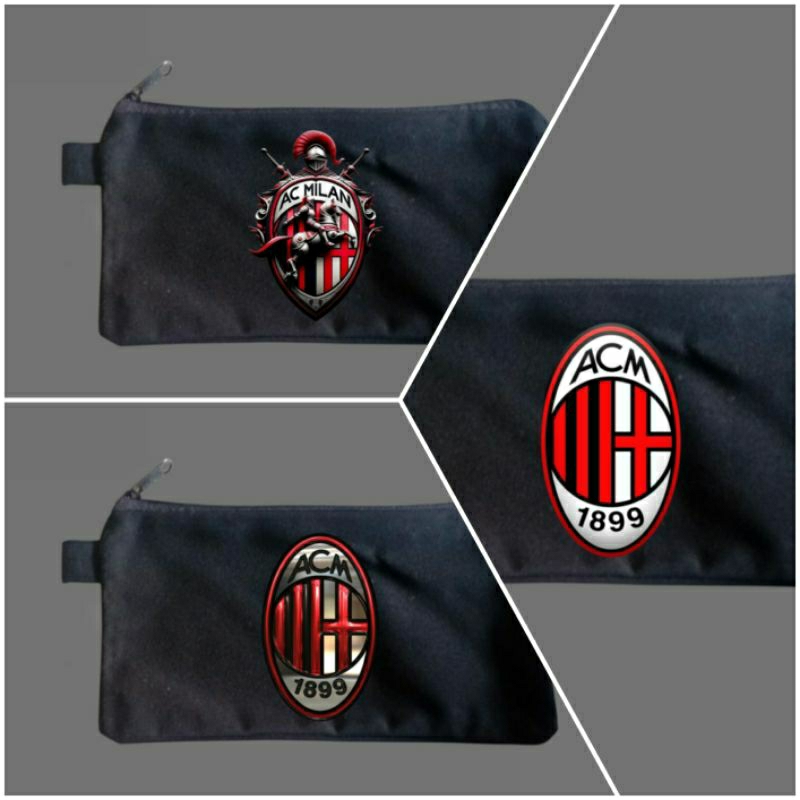 

Tempat pensil/Tempat alat tulis logo bola/Tempat pensil bola ac milan/Tempat kosmetik/Tepak canvas