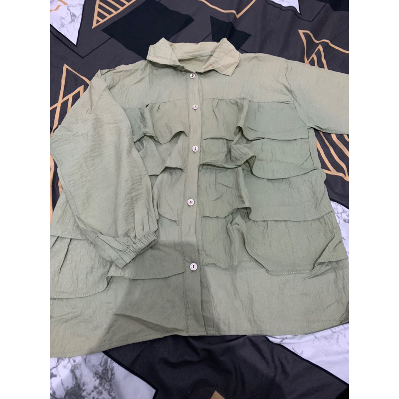 Blouse wanita mint
