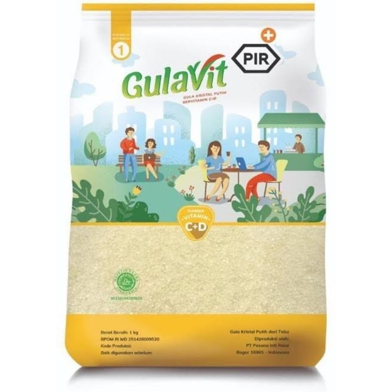 

GULAVIT - Gula Pasir Kristal Putih - 1Kg