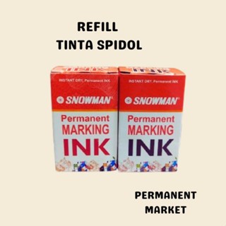 

1 PCS - REFILL TINTA SPIDOL MIG-20 PERMANENT MARKING INK SNOWMAN