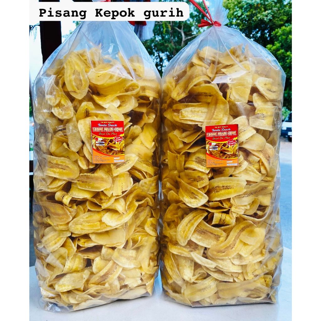 

Keripik Pisang Kepok Gurih Isnita