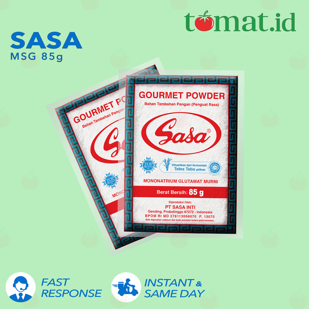 

SASA Msg / Sasa Penyedap / Rasa Gourmet Powder / Penguat Rasa Mononatrium Glutamat Murni