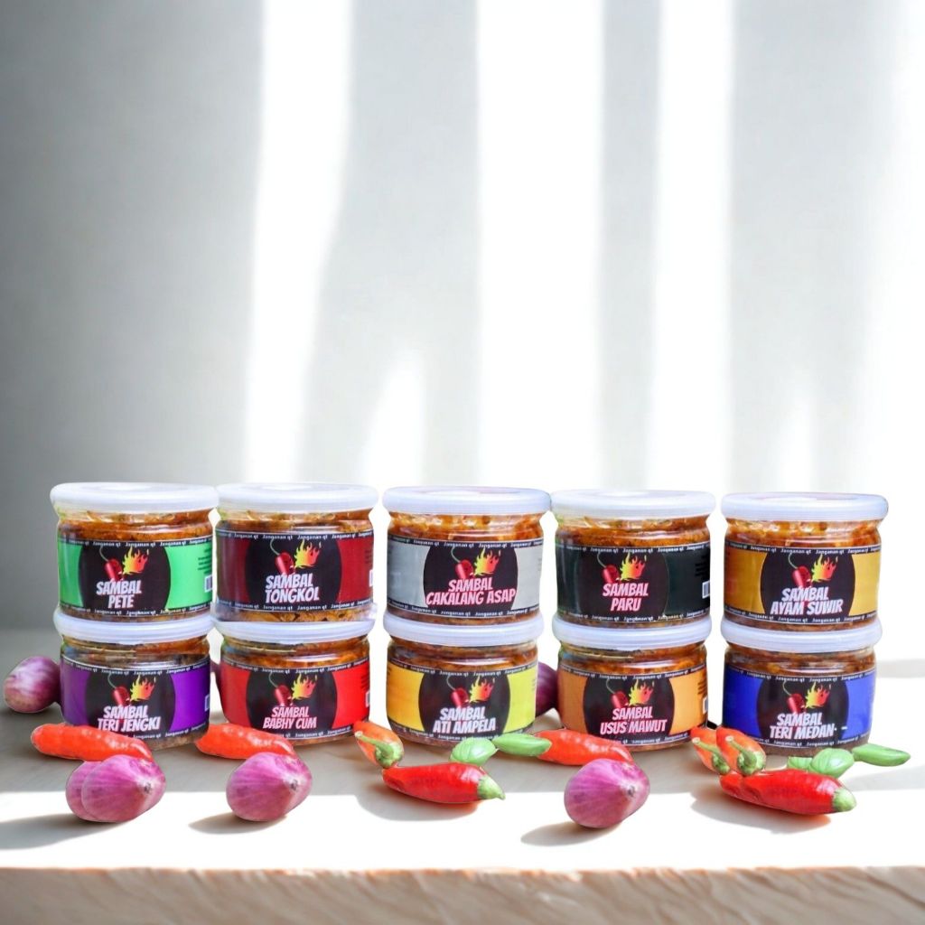 

SAMBAL / SAMBEL CUMI ASIN / TERI MEDAN /TERI JENGKI / PETE / ATI AMPELA / TONGKOL / AYAM SUIR