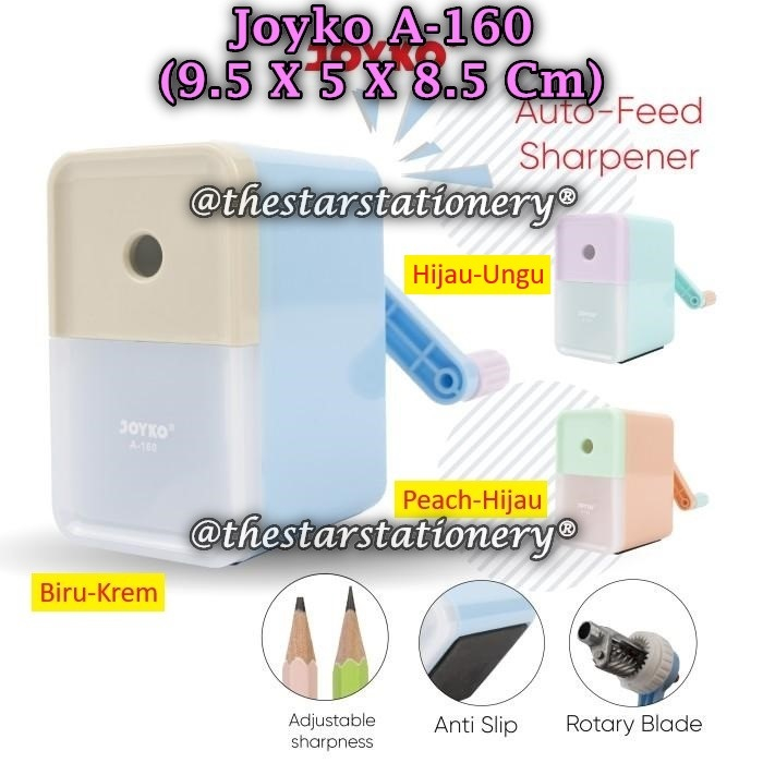 

(1 Biji) Rautan Meja Putar JOYKO A-160 Rautan Serutan Sharpener Joyko A-160 (1 Biji)