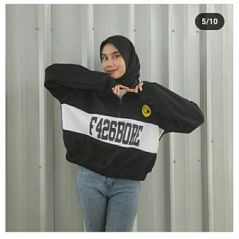 Sweater Hoodie Wanita F426BORE