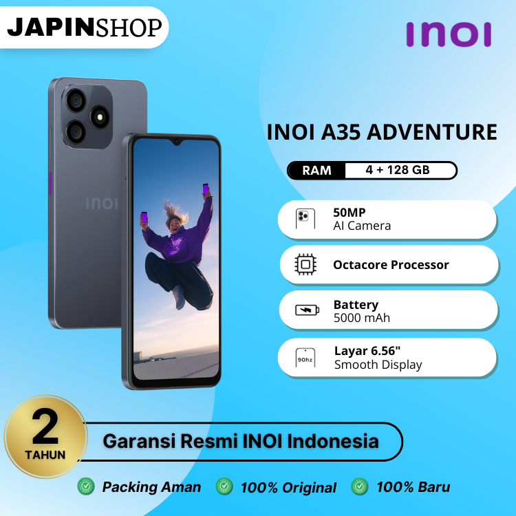 INOI A35 ADVENRUTE RAM 4/128GB Original Garansi Resmi INOI