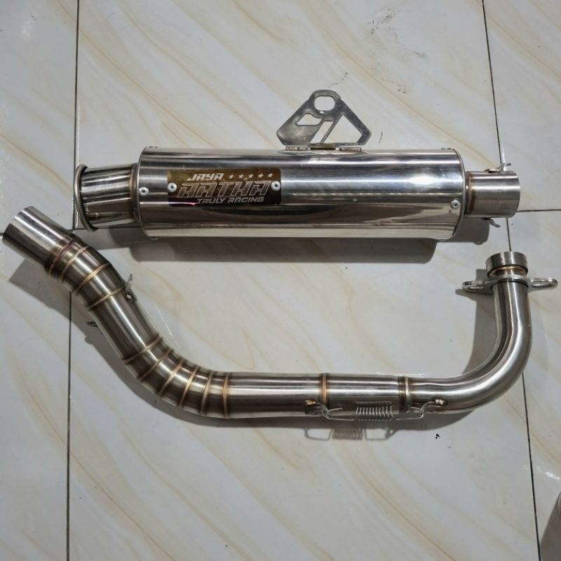 Knalpot Racing Mio Sporty by Jaya Artha Racing | Knalpot Racing Mio sporty Spek Balap Leher Copy Kaw
