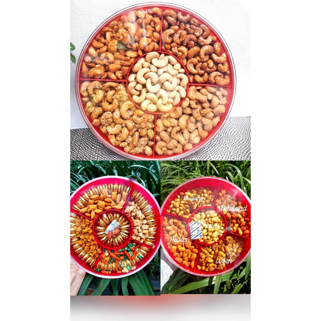 

Kacang Mede Tray / Kacang Thailand Tray / Mix Kacang Tray