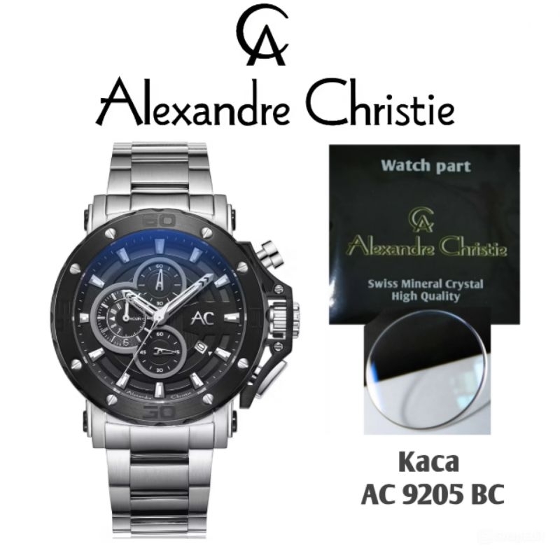 Kaca Jam Tangan Alexandre Christie Collection Type AC 9205 BC High Quality