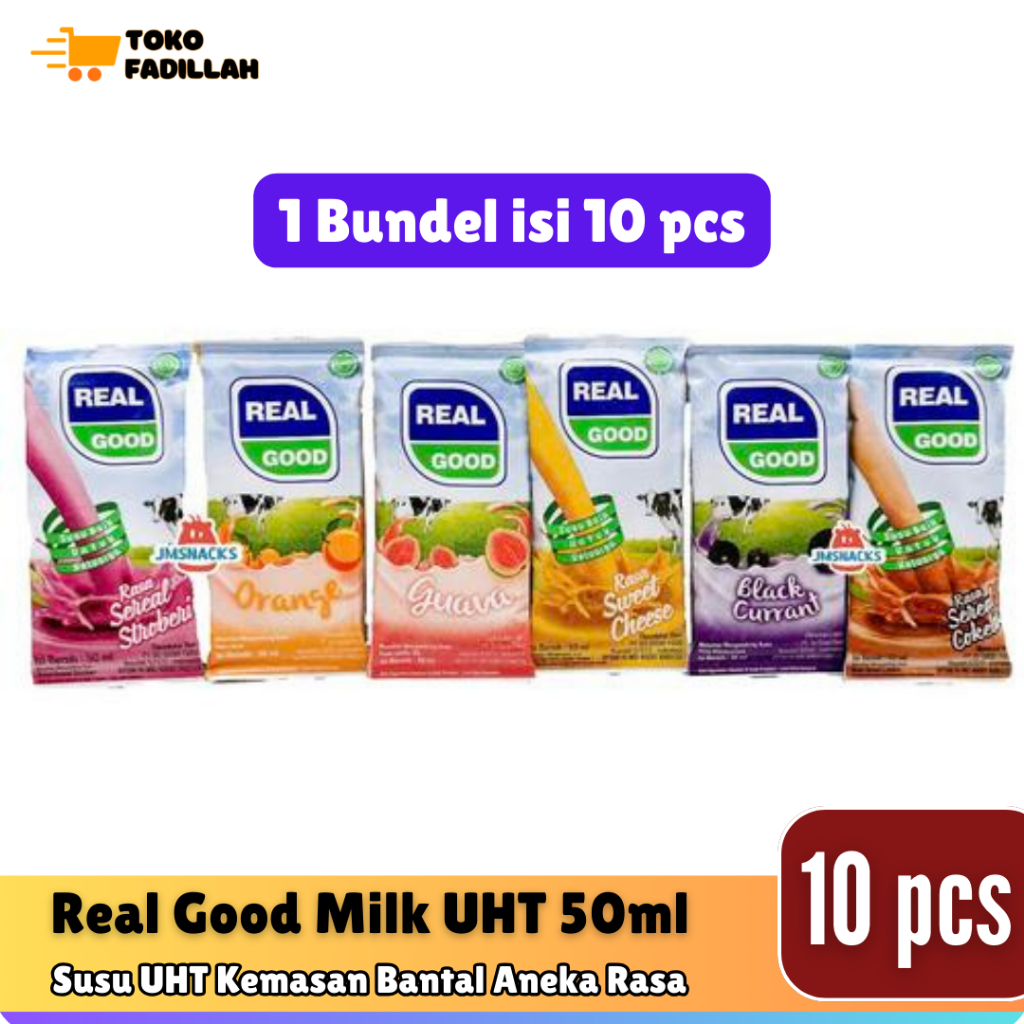 

Real Good Susu Bantal UHT 50ml x 10 pcs [Banded]