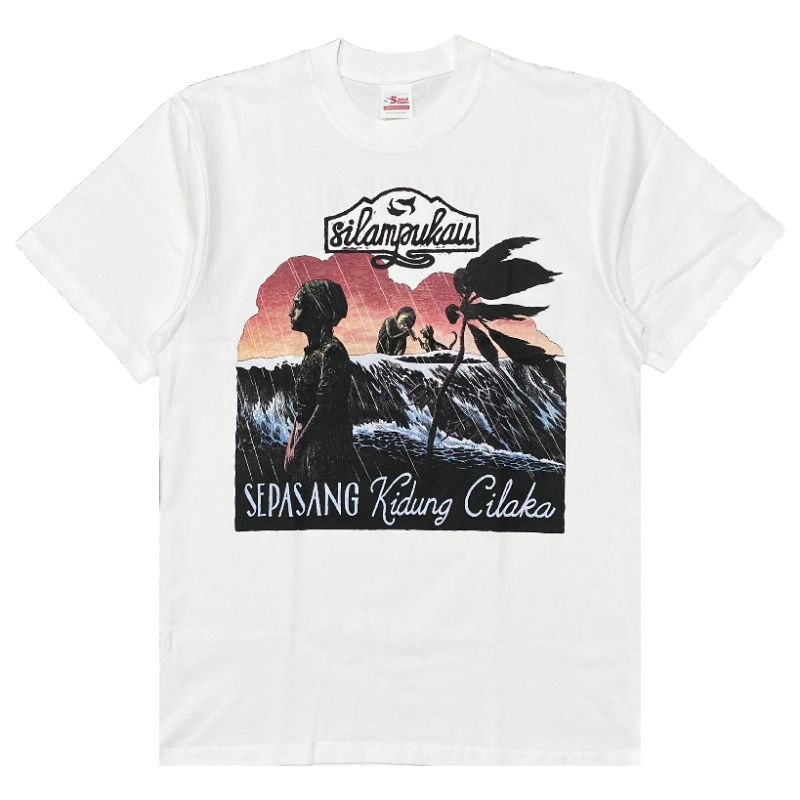 Tshirt SILAMPUKAU - SEPASANG KIDUNG CILAKA White | Silampukau Official Merchandise