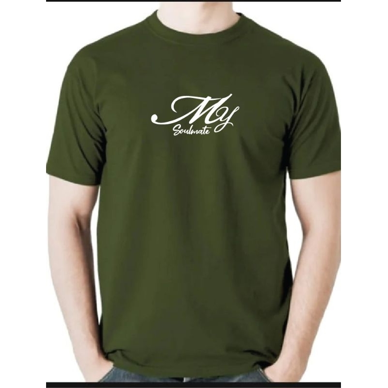 koas lengan pendek|kaos unisex pria/wanita|kaos distro keren|kaos sablon my soulmate