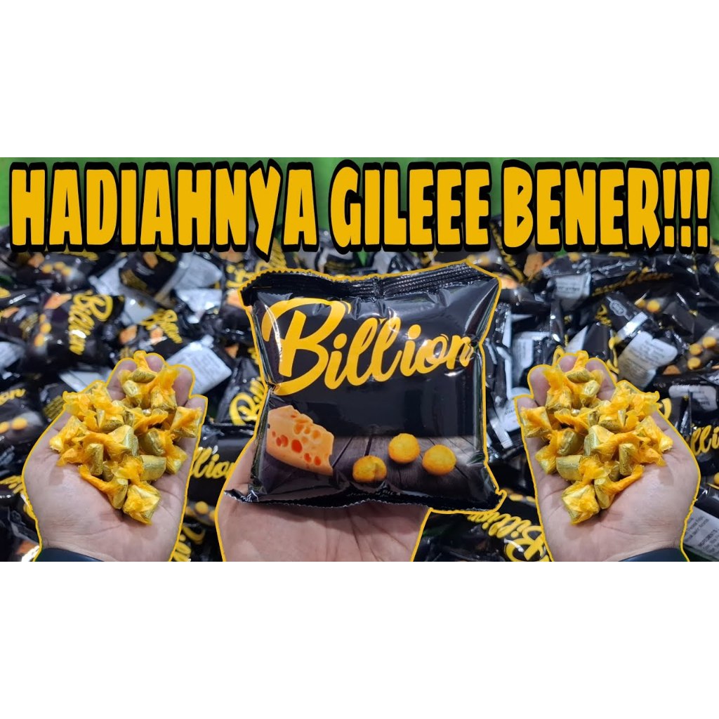 

Chiki Bilion Per 10 Pcs Berhadiah Uang Tunai/Ciki Berhadiah