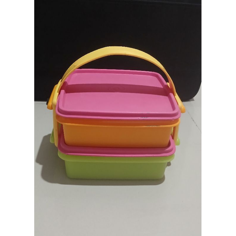 rantang 2 susun tupperware prelove