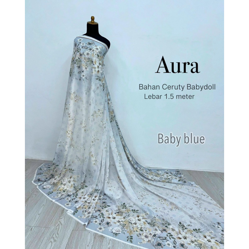 KAIN Ceruty gradasi RAINBOW | kain sifon premium | ceruty motif salur | banyak warna | motif pelangi