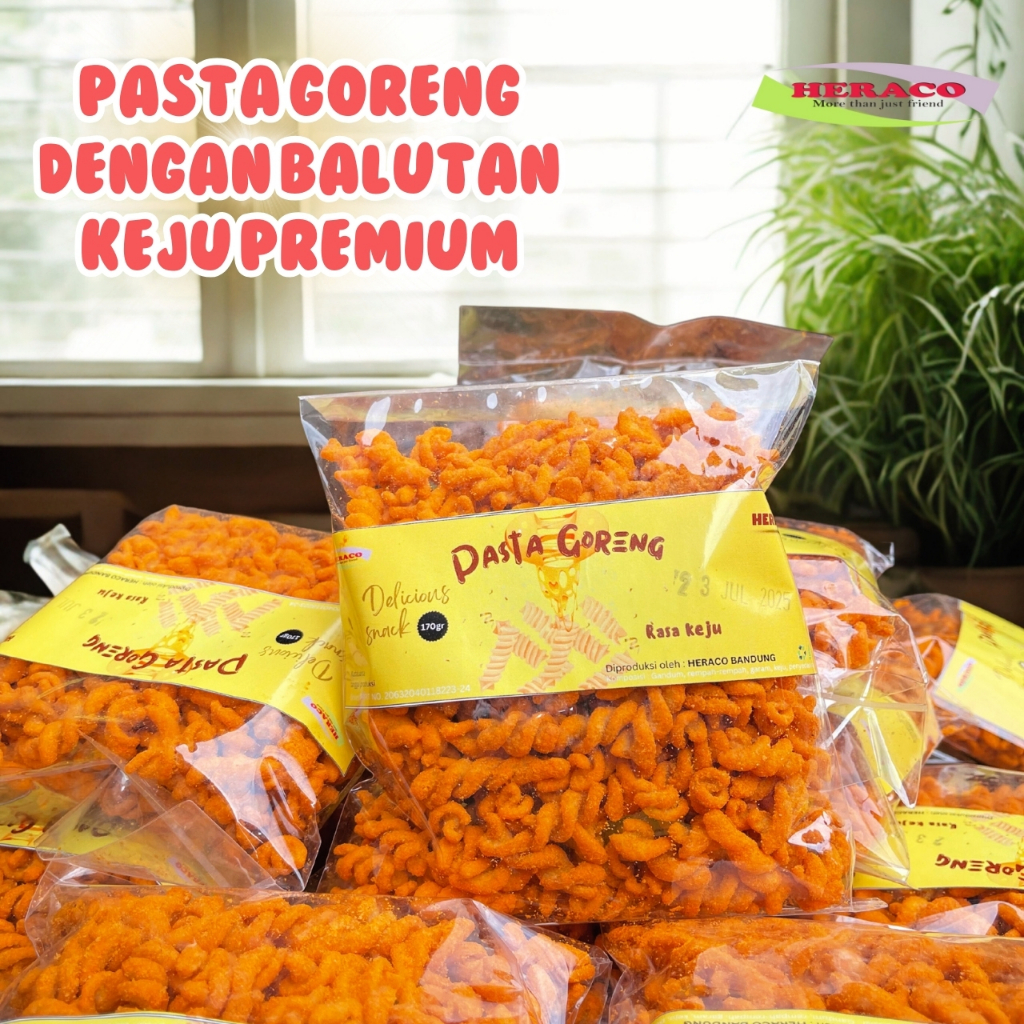 

Makaroni makroni rasa keju super renyah dengan keju premium yang melimpah